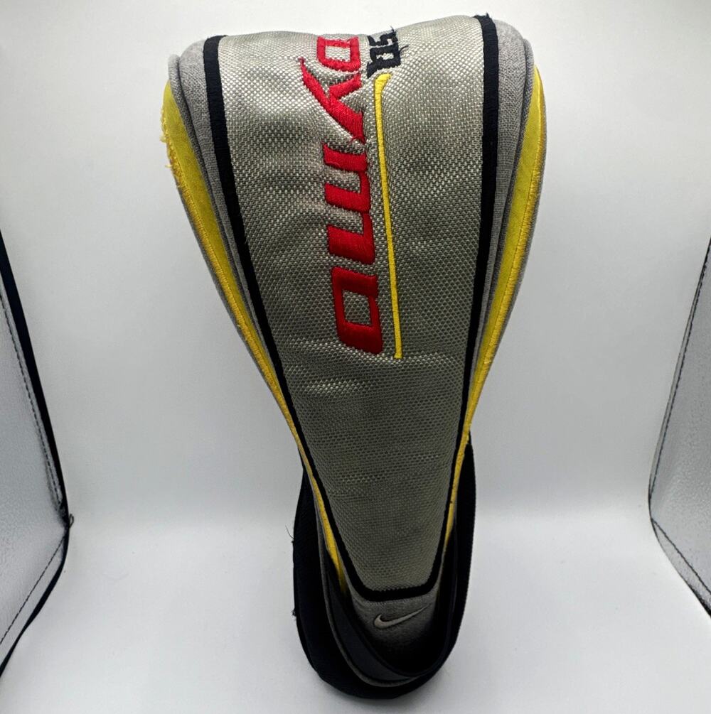 Nike SQ Dymo Golf Driver Head Cover Gray Black Yellow Red 1pc